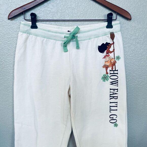 Disney Princess Moana How Far I’ll Go Jogger Lounge Pants S - Picture 2 of 6